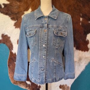 J. Jill Blue Jean Jacket